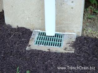residential drainage projects, home improvement projects, plastic catch basin, plastic grates
